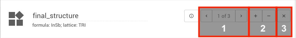 Materials Tab Toolbar