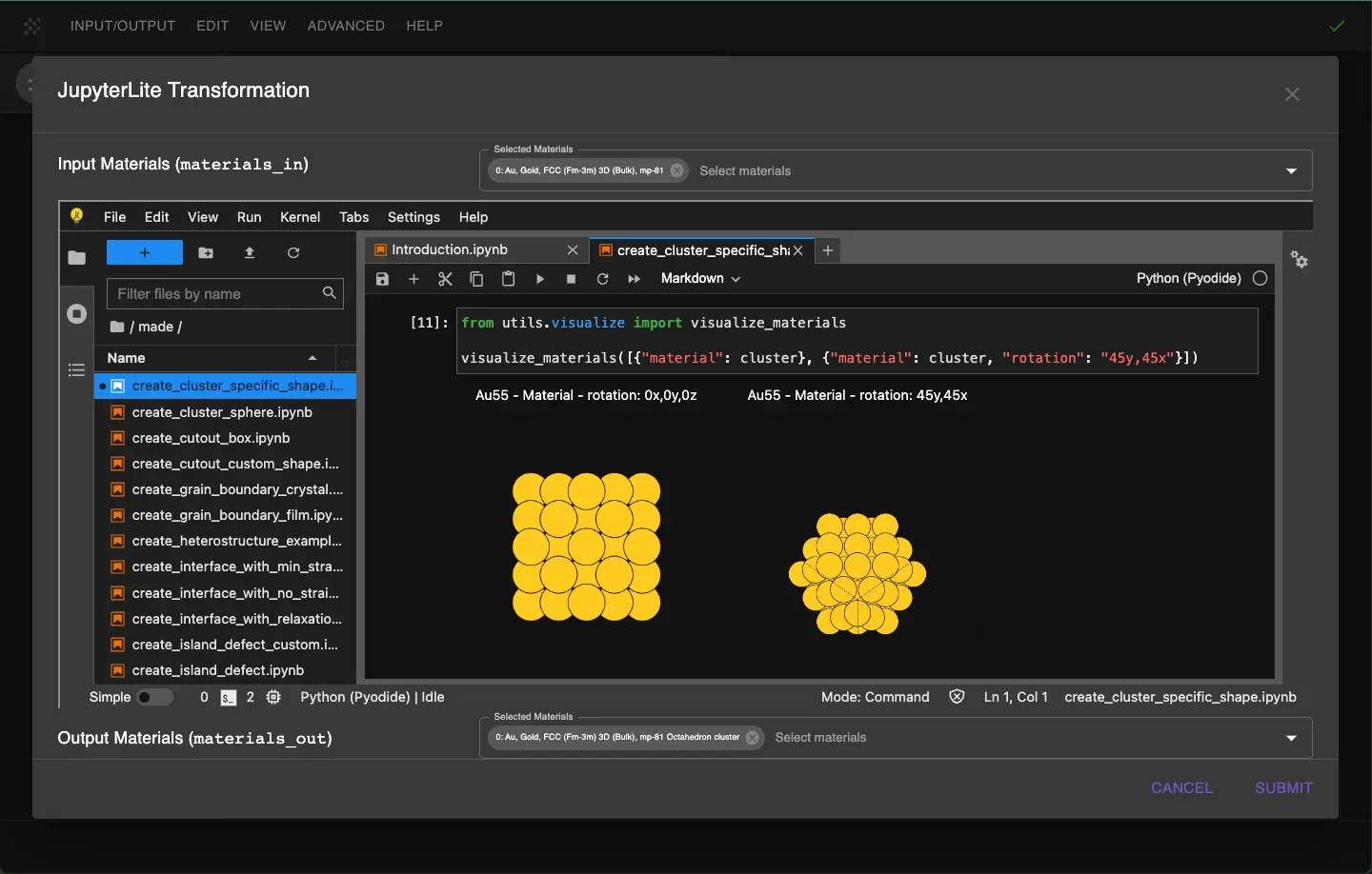 Cuboctahedron Gold Nanocluster Cuboctahedron Gold Nanocluster